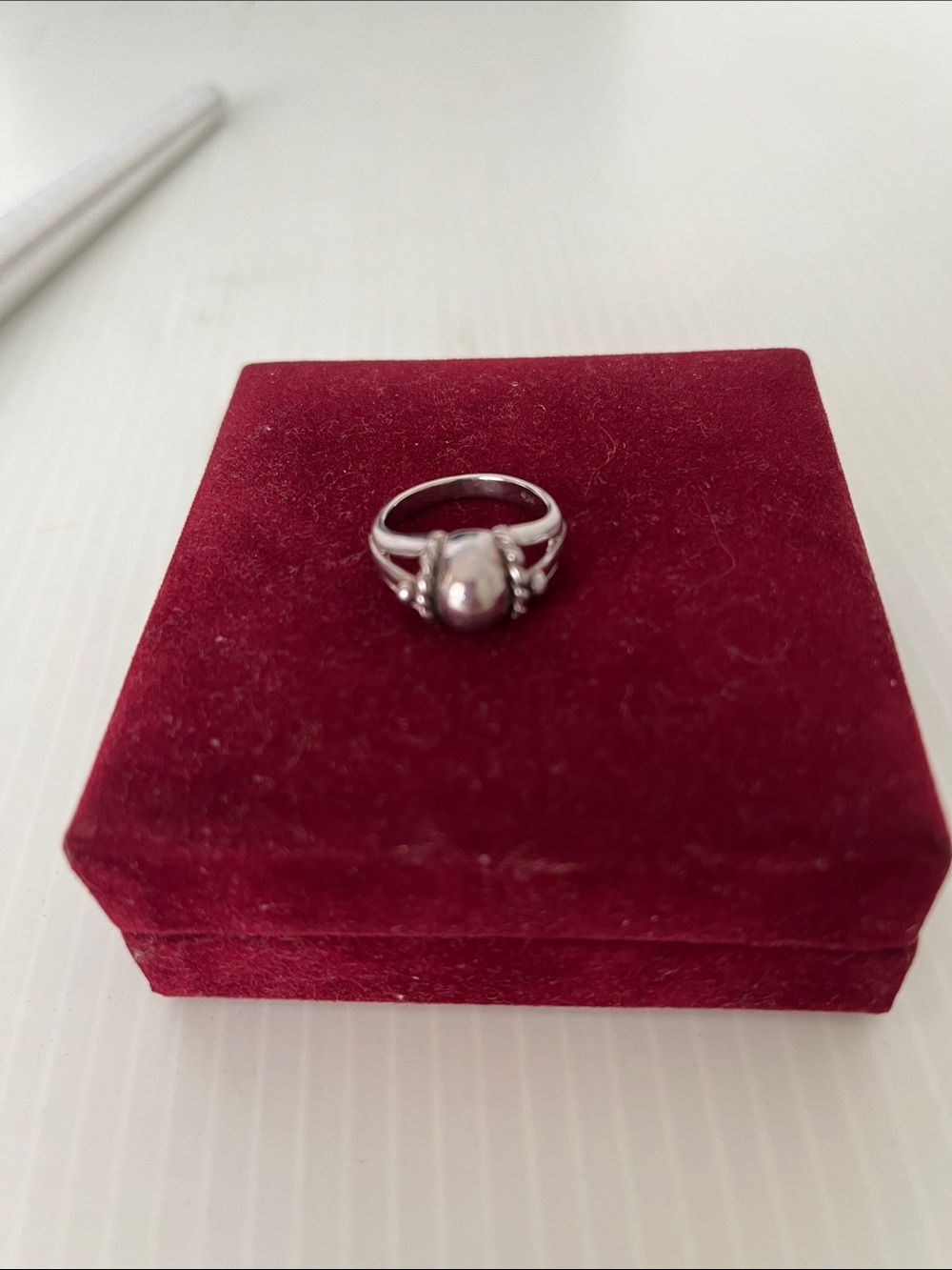 925 Vintage Sterling Silver  Ring Size 5.5